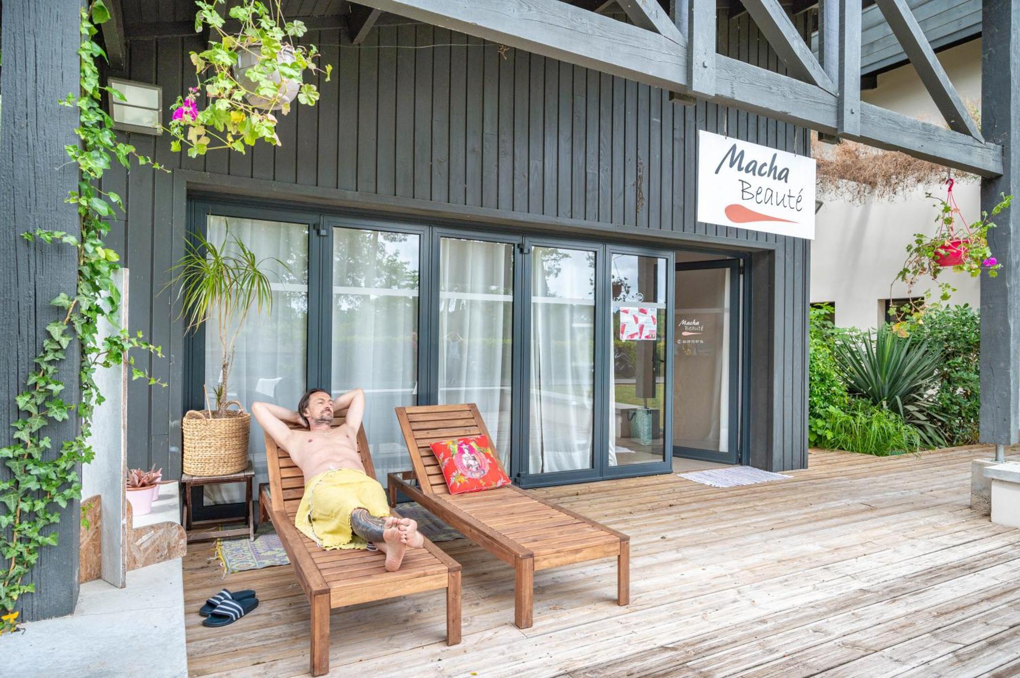 Camping-Village Vacances Les Deux Etangs Seignosse Exterior foto